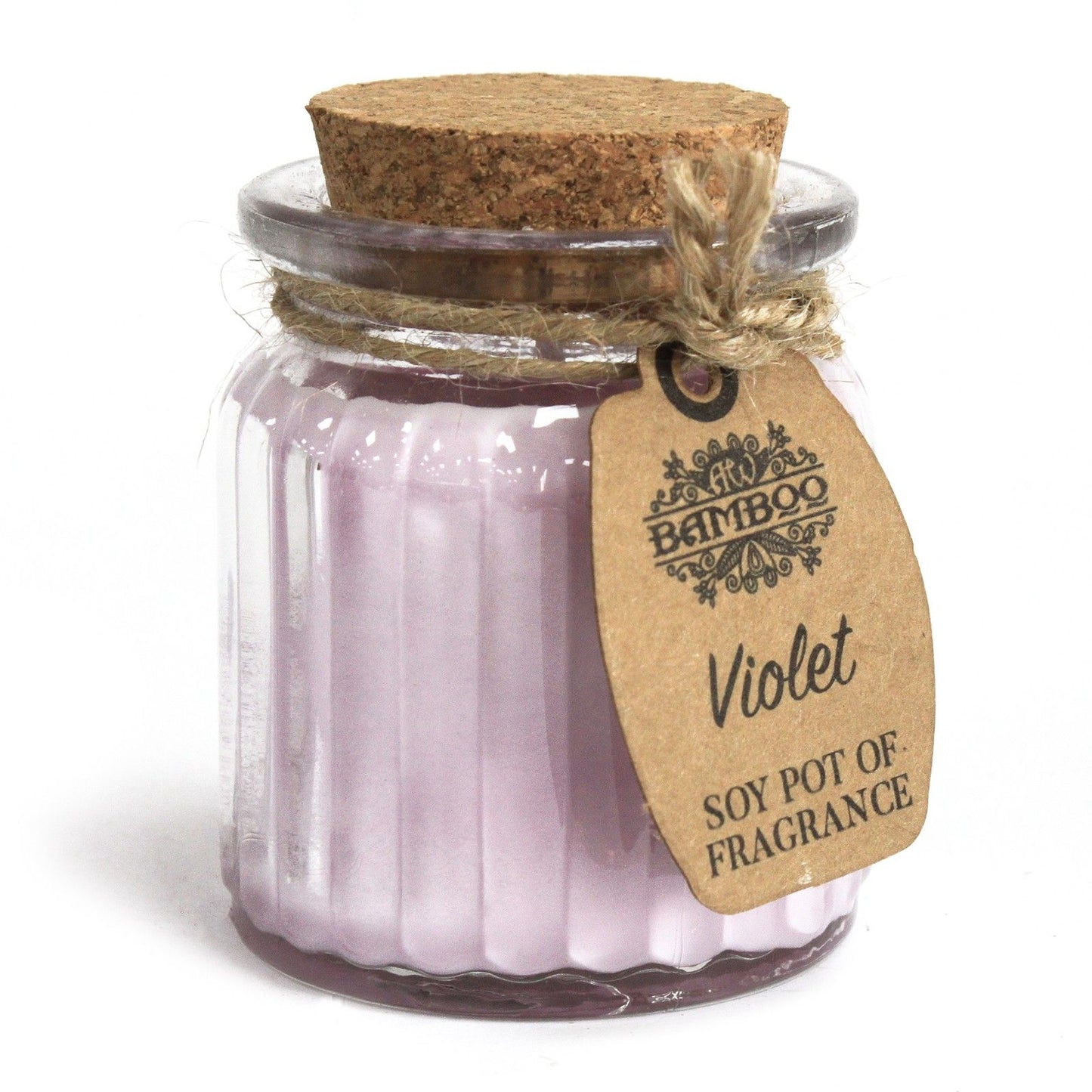 Violet Twilight Soy Candle - Ghost Café Sanctuary Scent
